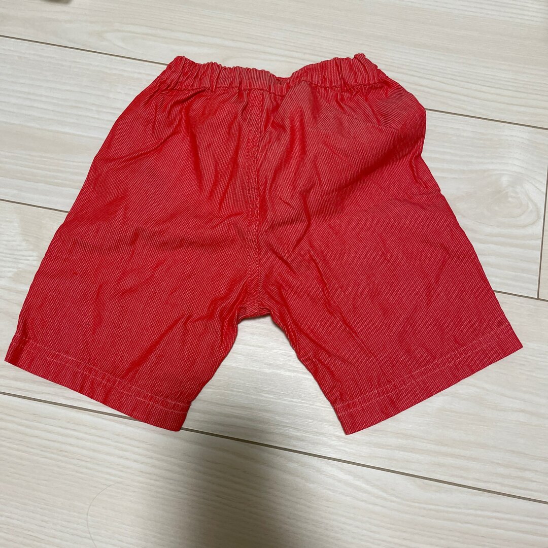 赤パンツ キッズ/ベビー/マタニティのキッズ服男の子用(90cm~)(パンツ/スパッツ)の商品写真