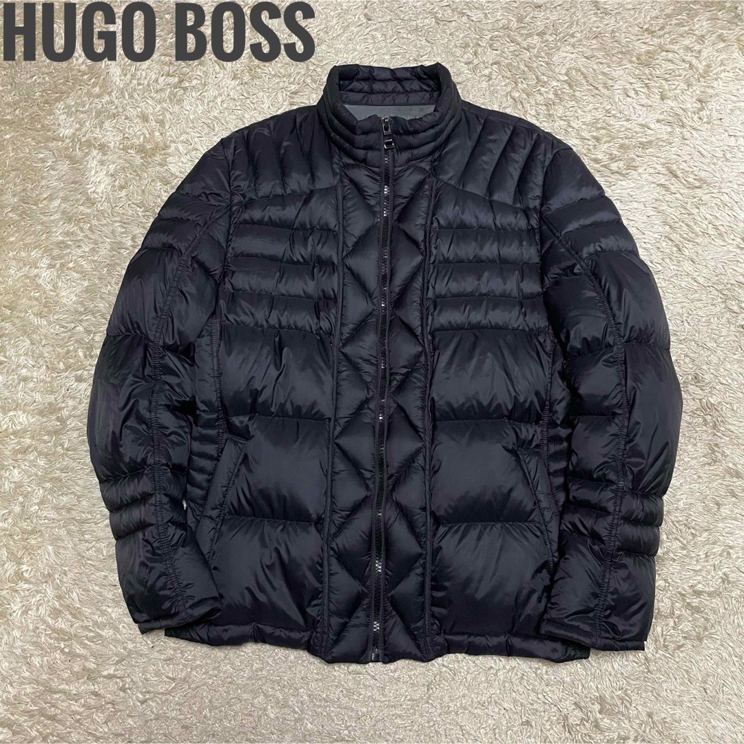 HUGO BOSS ヒューゴボス　グースダウンジャケット　サイズ46 黒