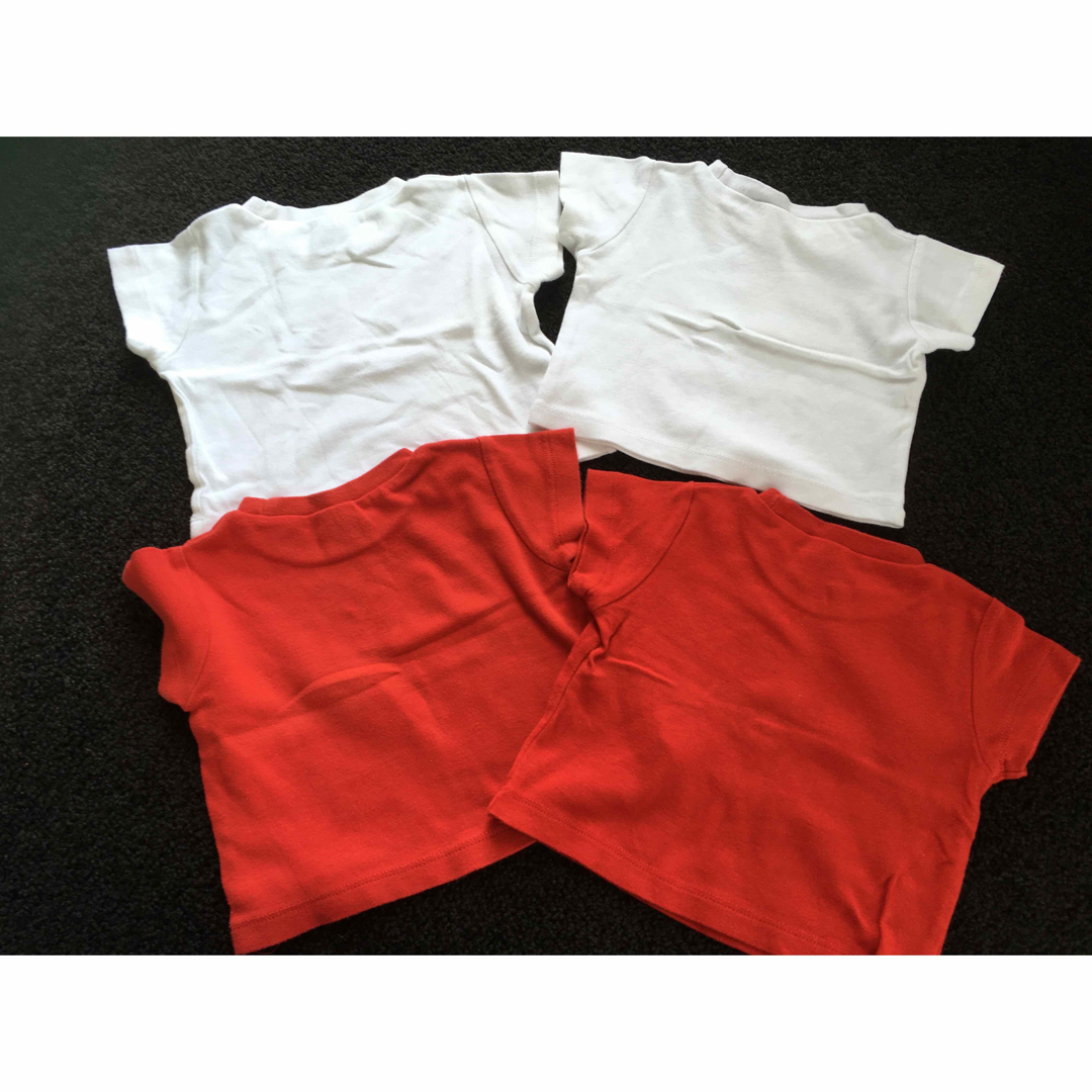 ベビー面白いTシャツ キッズ/ベビー/マタニティのベビー服(~85cm)(Ｔシャツ)の商品写真