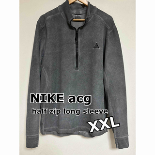 ナイキ(NIKE)のNIKE acg half zip long sleeve (XXL)(Tシャツ/カットソー(七分/長袖))