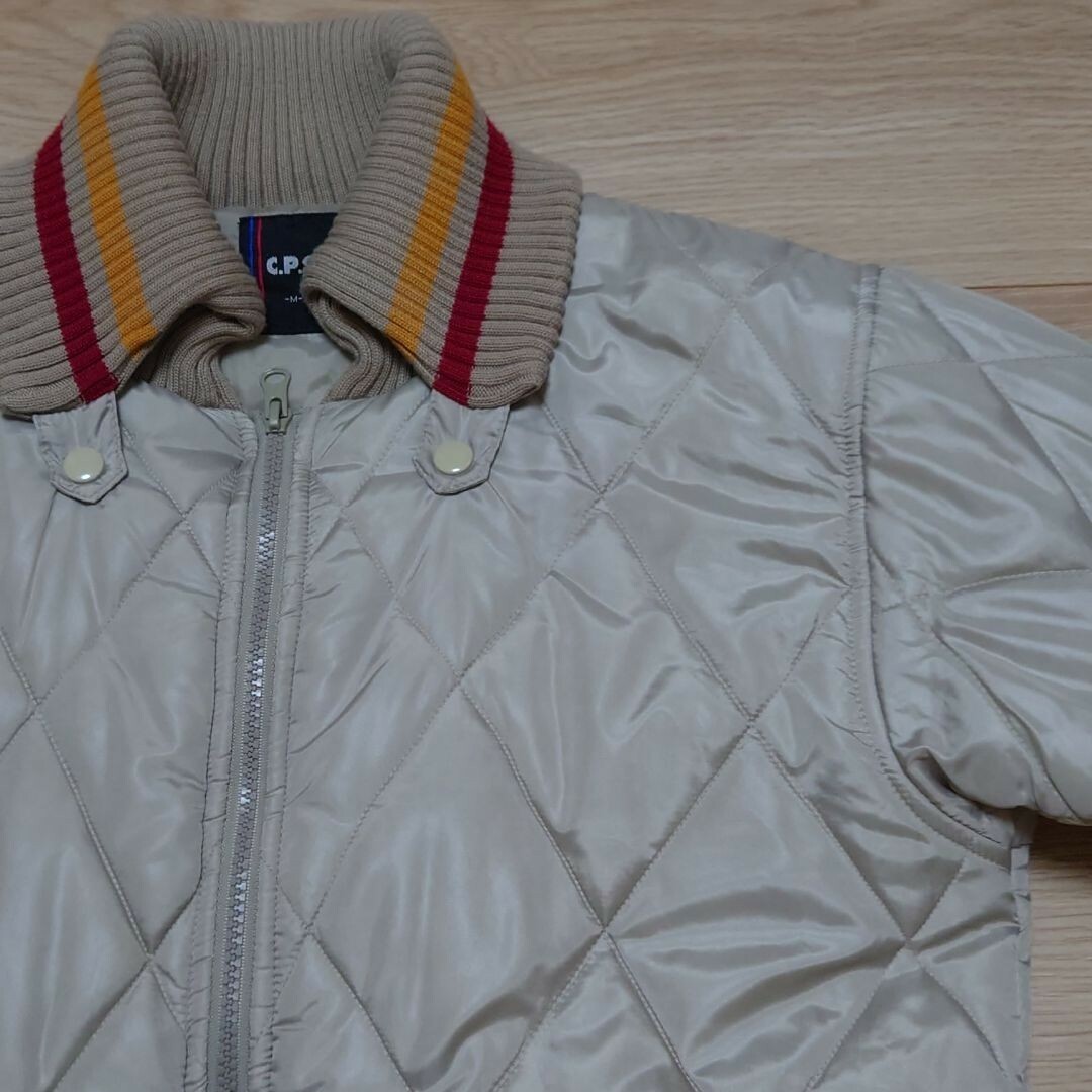 70'S 80'S 風　グレー　ベージュ　中綿　ジャンパー メンズのジャケット/アウター(その他)の商品写真