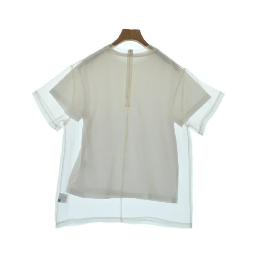 LE CIEL BLEU(ルシェルブルー)のLE CIEL BLEU ルシェルブルー Tシャツ・カットソー 36(S位) 白 【古着】【中古】 レディースのトップス(カットソー(半袖/袖なし))の商品写真