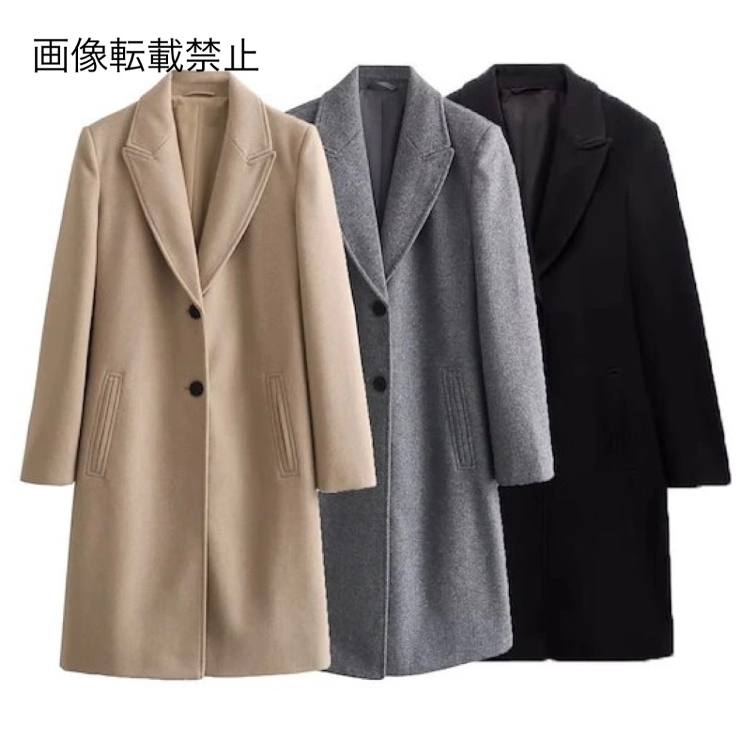 10月新作12398◆3color チェスターコート ロングコート