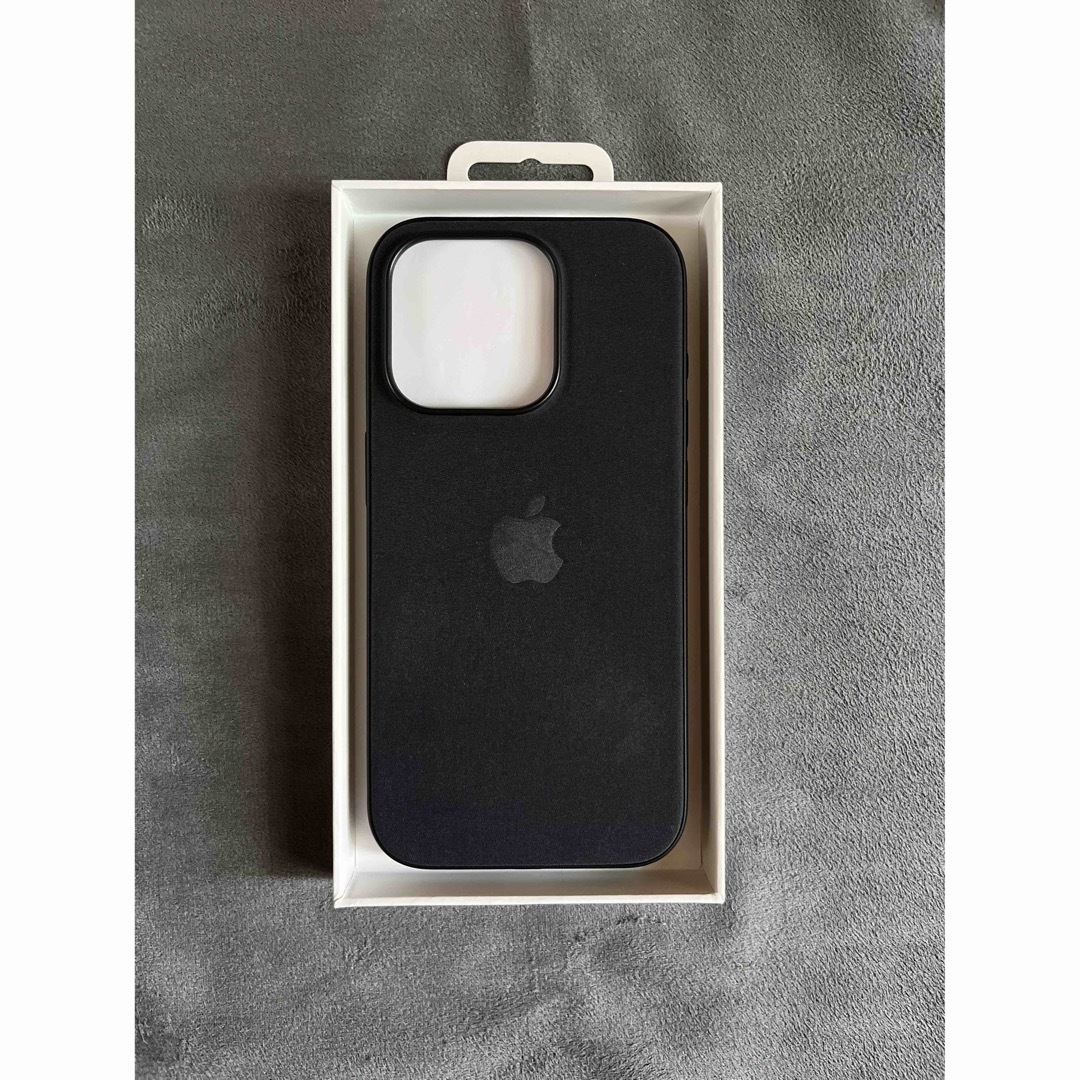MagSafe対応 iPhone 15 pro ファインウーブンケース ブラック