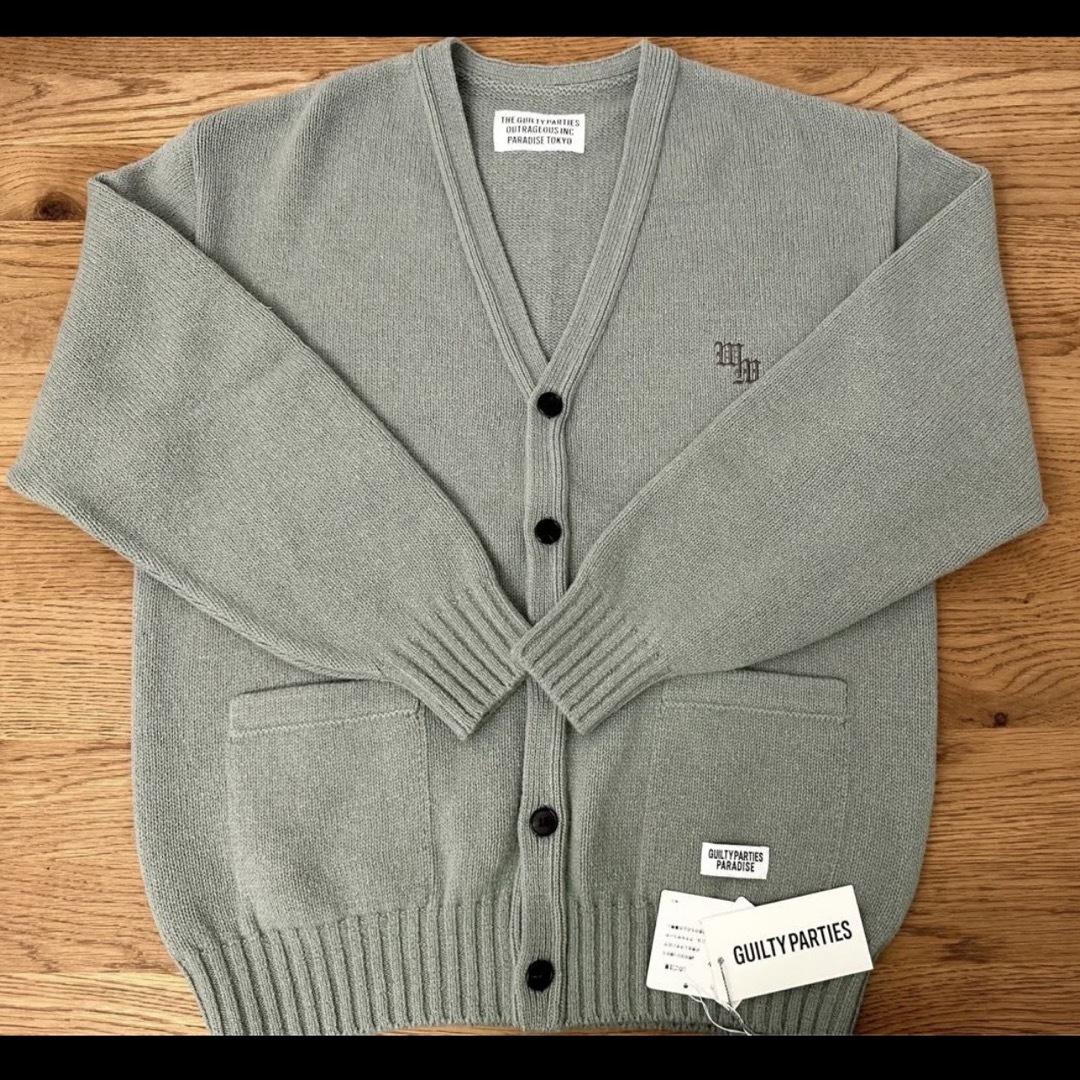 WACKO MARIA - WACKOMARIA CLASSIC CARDIGAN MINT サイズSの通販 by ...