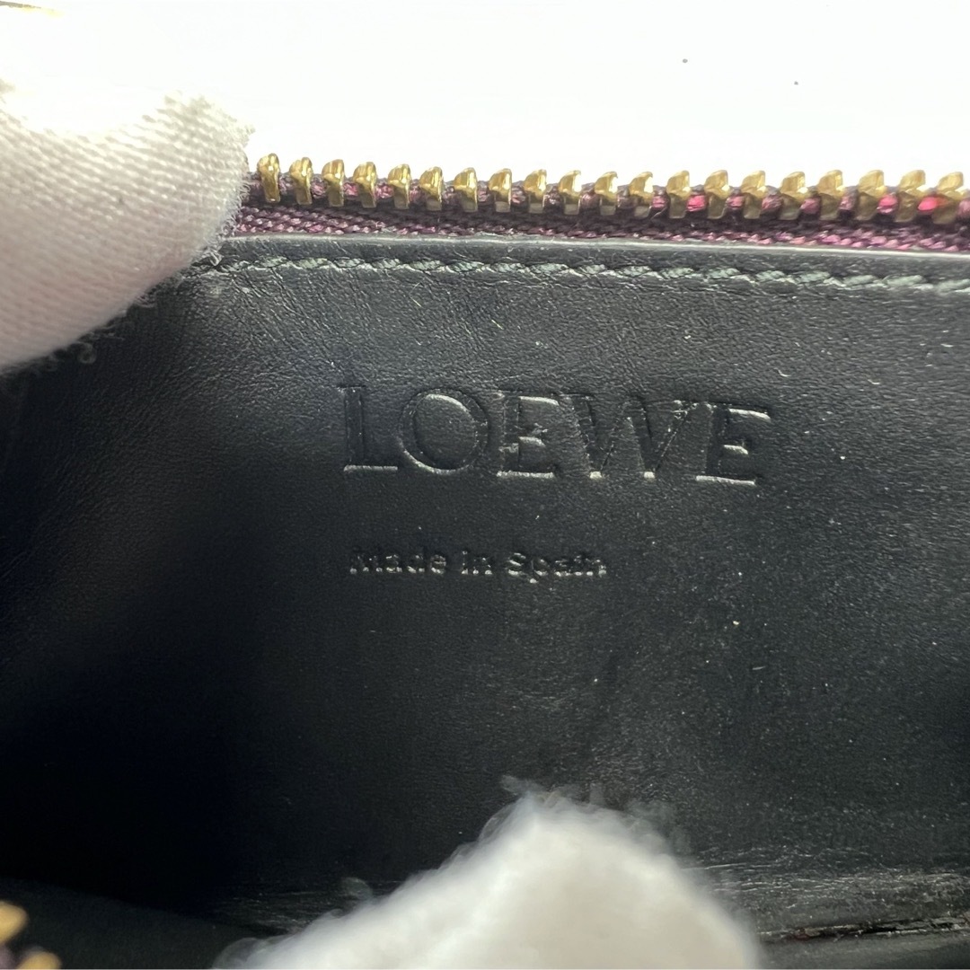 ロエベ LOEWE リピート アナグラム キーケース カードケース ブラック