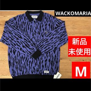 WACKOMARIA LEOPARD KNITJACQUARDPOLOSHIRT