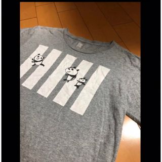 グラニフ(Design Tshirts Store graniph)のグラニフホワイトボーダーパンダカットソー(Tシャツ/カットソー(七分/長袖))