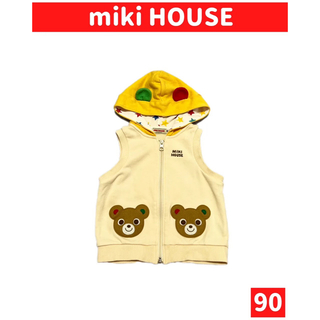 ミキハウス(mikihouse)のmiki HOUSE/ミキハウス なりきり フードベスト size90 プッチー(ジャケット/上着)