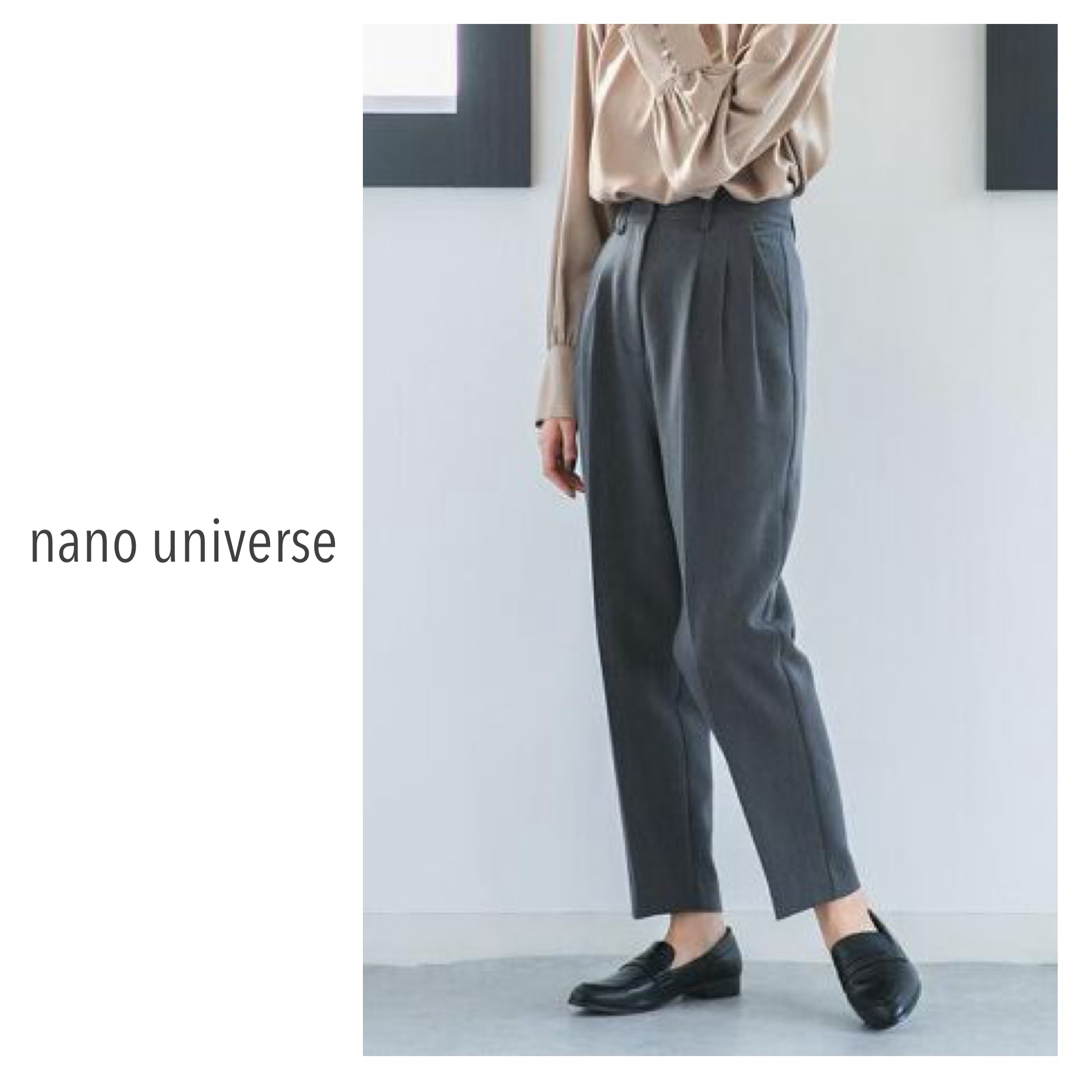 nano・universe(ナノユニバース)のnano universe ナノユニバース　LB.04／トリプルタックパンツ レディースのパンツ(カジュアルパンツ)の商品写真