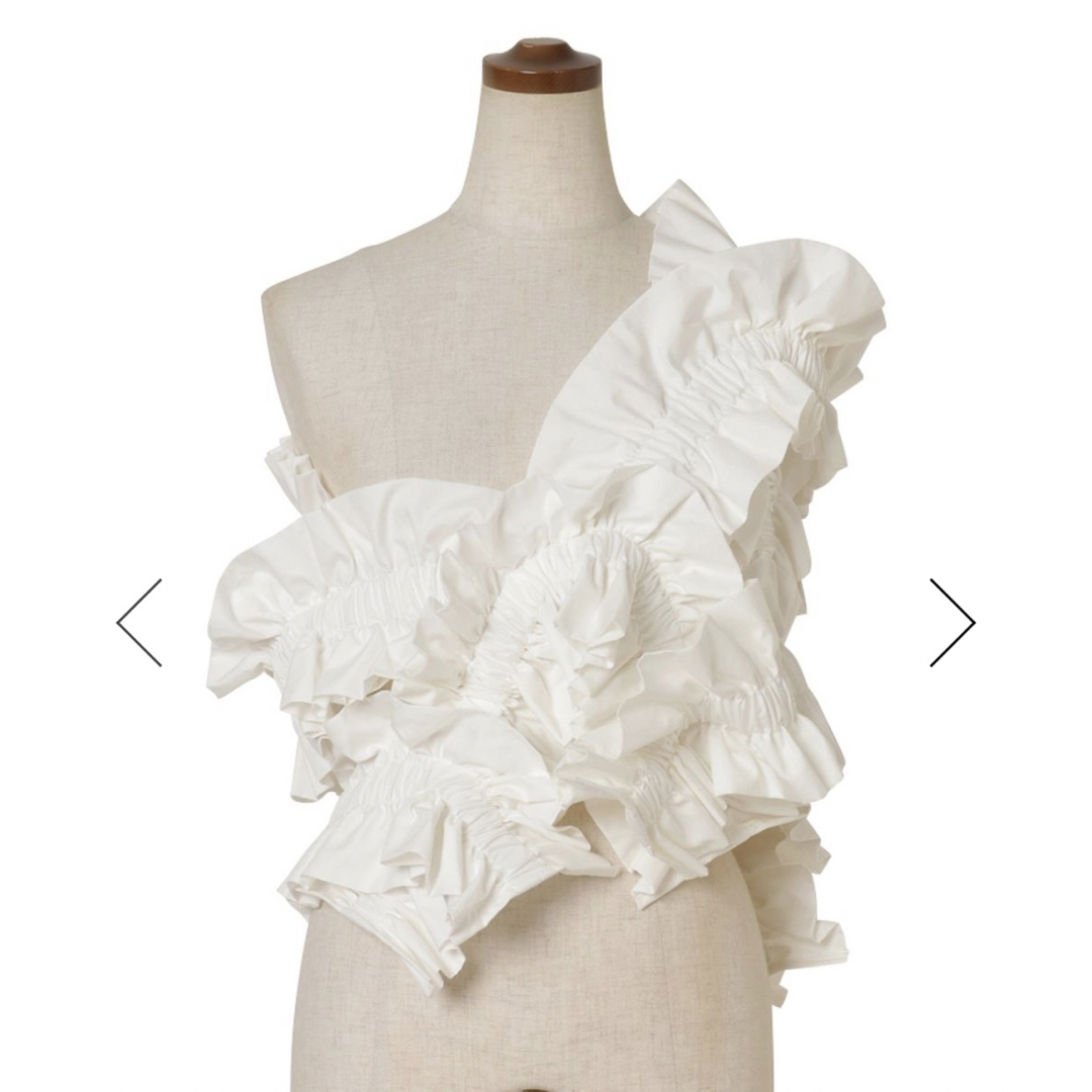 完売品 HOUGA waltz frill vest フリルベスト