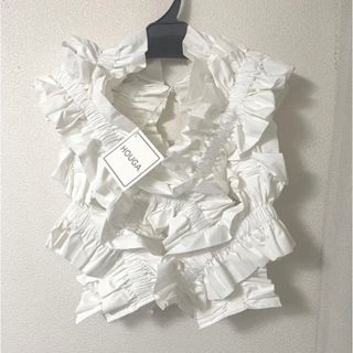 完売品 HOUGA waltz frill vest フリルベスト