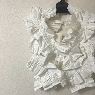 完売品 HOUGA waltz frill vest フリルベスト