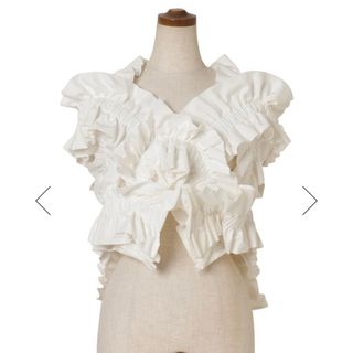 ステュディオス(STUDIOUS)の完売品 HOUGA waltz frill vest フリルベスト(ベスト/ジレ)