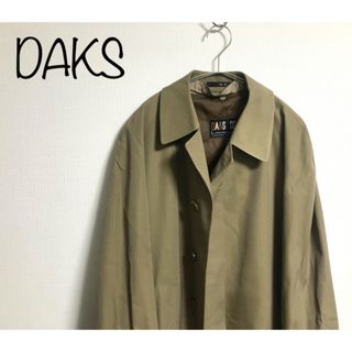 DAKS ダックス メンズ ステンカラーコート 玉虫色 A3