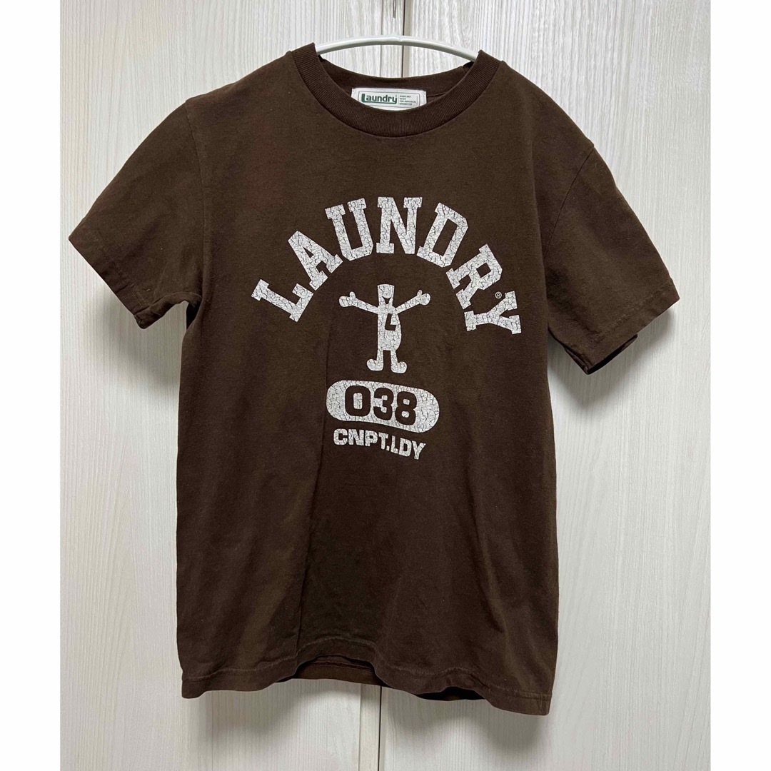 LAUNDRY(ランドリー)の美品　LAUNDRY 半袖 Tシャツ トップス ランドリーマン ブラウン S レディースのトップス(Tシャツ(半袖/袖なし))の商品写真