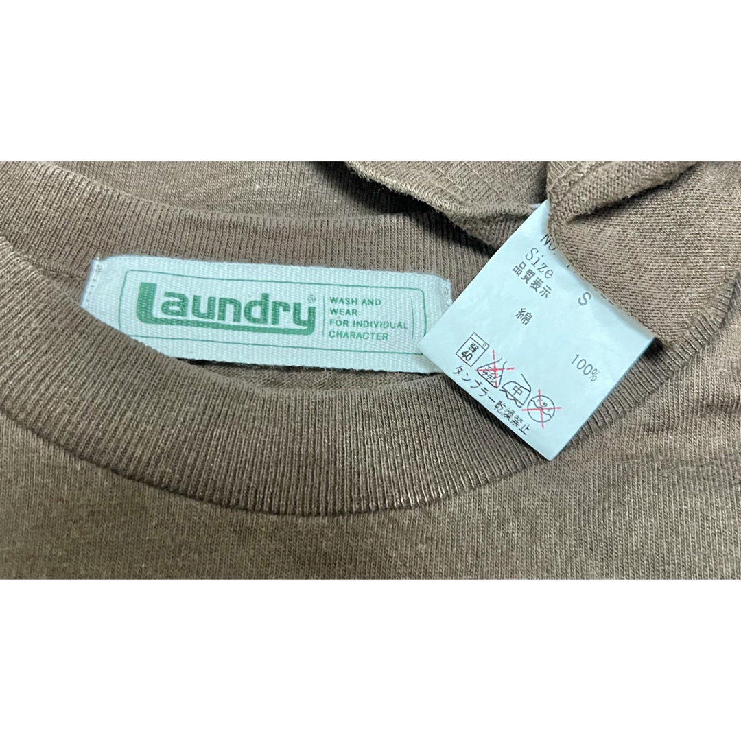 LAUNDRY(ランドリー)の美品　LAUNDRY 半袖 Tシャツ トップス ランドリーマン ブラウン S レディースのトップス(Tシャツ(半袖/袖なし))の商品写真