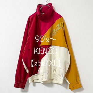 KENZO - 【激レア 入手困難】ケンゾー ゴルフ 両面 ロゴ ジップアップ ...