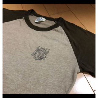 グラニフ(Design Tshirts Store graniph)のグラニフアイボリー×ブラウン7分カットソー(Tシャツ/カットソー(七分/長袖))