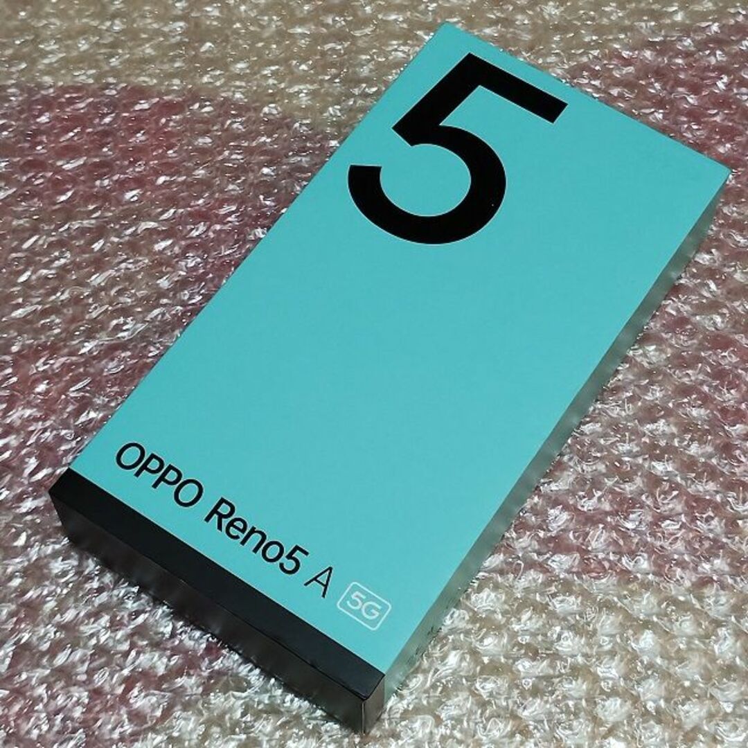 あり⭐超美品⭐OPPO Reno5 AアイスブルーCPH2199ガラスフィルム付♪