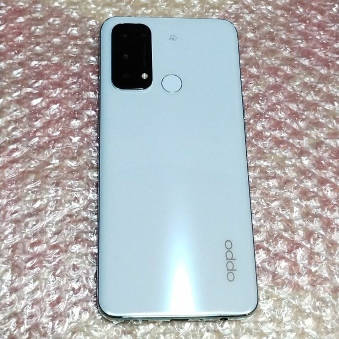 OPPO(オッポ)の⭐超美品⭐OPPO Reno5 AアイスブルーCPH2199ガラスフィルム付♪ スマホ/家電/カメラのスマートフォン/携帯電話(スマートフォン本体)の商品写真