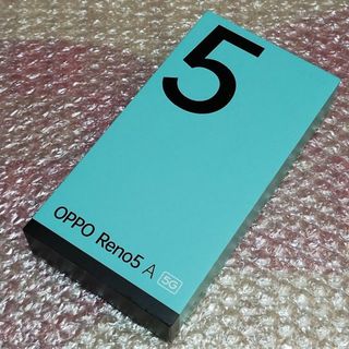 オッポ(OPPO)の⭐超美品⭐OPPO Reno5 AアイスブルーCPH2199ガラスフィルム付♪(スマートフォン本体)