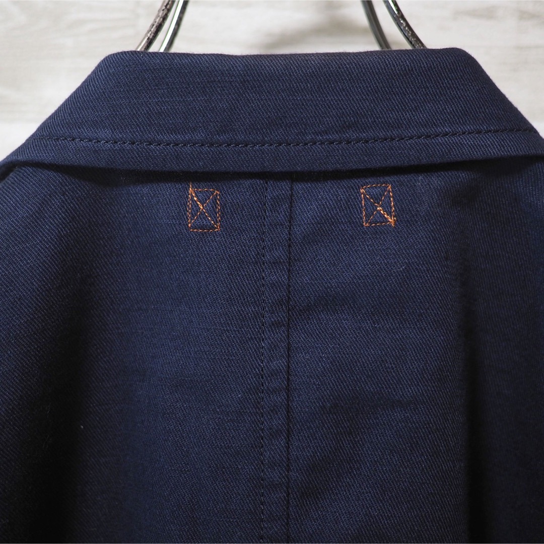 ISSEY MIYAKE MEN - ISSEY MIYAKE MEN 15SS 綿麻2Bジャケット-Navy/2の
