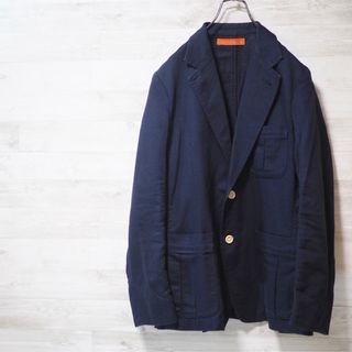 イッセイミヤケメン(ISSEY MIYAKE MEN)のISSEY MIYAKE MEN 15SS 綿麻2Bジャケット-Navy/2(テーラードジャケット)