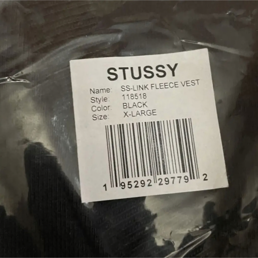 STUSSY  SS-LINK FLEECE VEST  XLサイズ