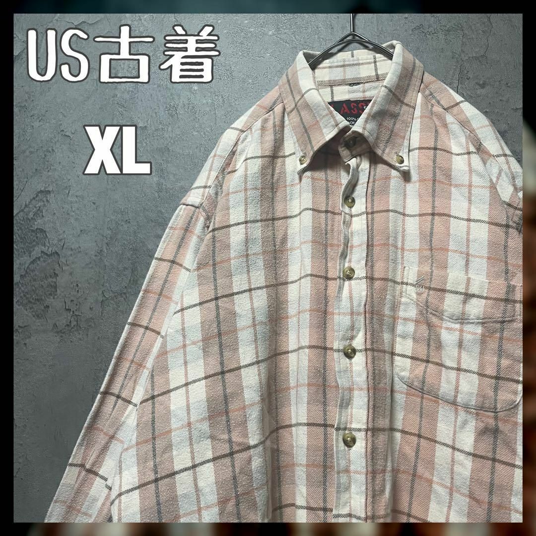 CLASSIC(クラシック)の【CLASSIC】XLsize フランネルシャツ タータンチェック US古着 メンズのトップス(シャツ)の商品写真