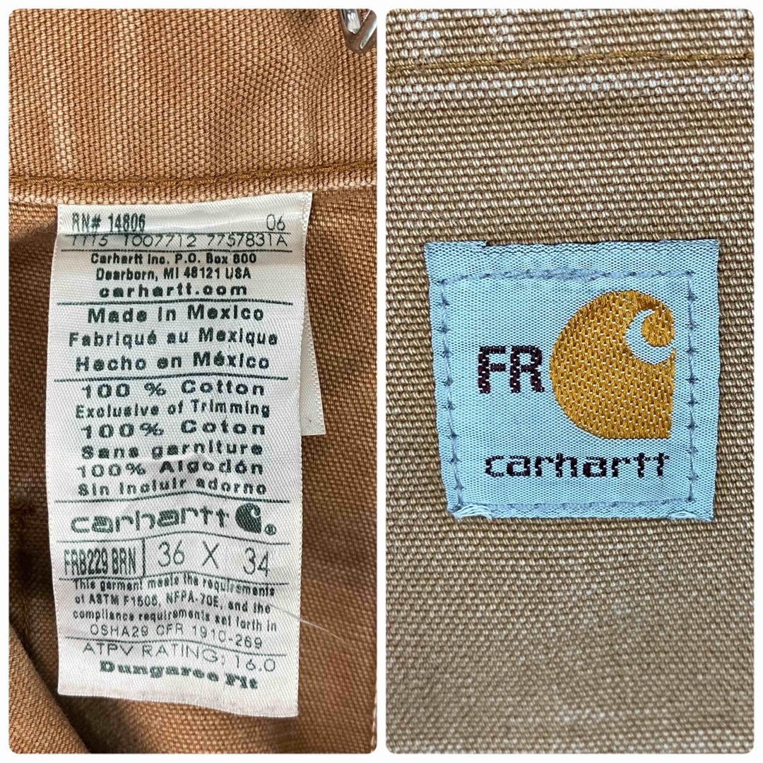 carhartt(カーハート)のカーハート メキシコ製 古着 ロゴタグ W36 ワイド ペインターパンツ メンズのパンツ(ペインターパンツ)の商品写真