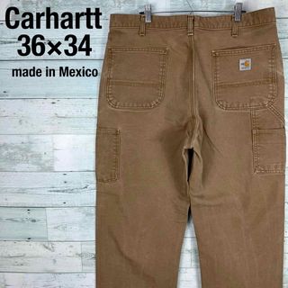 カーハート(carhartt)のカーハート メキシコ製 古着 ロゴタグ W36 ワイド ペインターパンツ(ペインターパンツ)