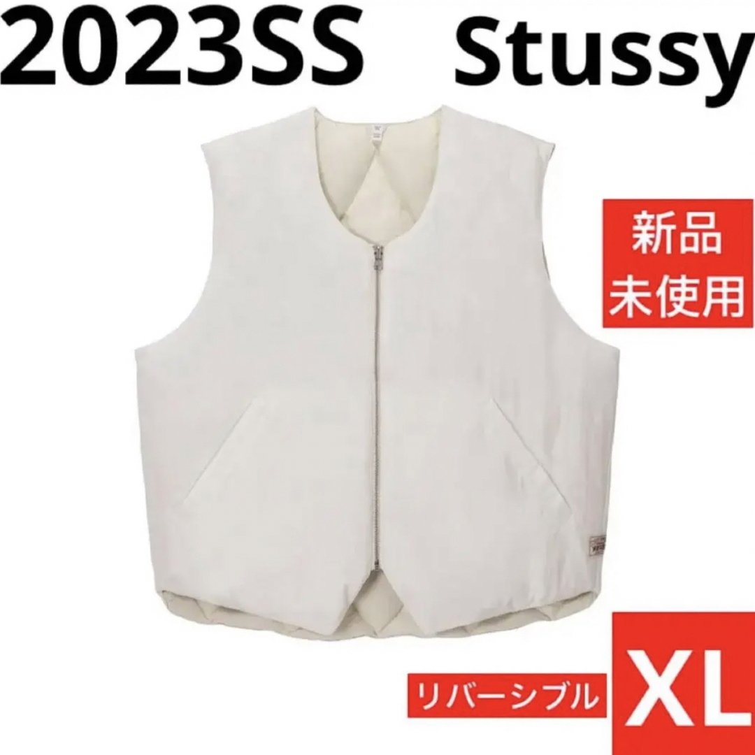 Stussy REVERSIBLE QUILTED VEST サイズXL ベスト - トップス