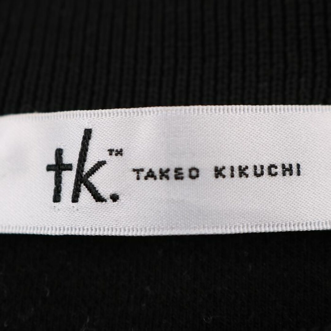 TAKEO KIKUCHI(タケオキクチ)のタケオキクチ スウェット プルオーバー 長袖 クルーネック 起毛 切替 トップス 黒 メンズ Mサイズ ブラック TAKEO KIKUCHI メンズのトップス(スウェット)の商品写真