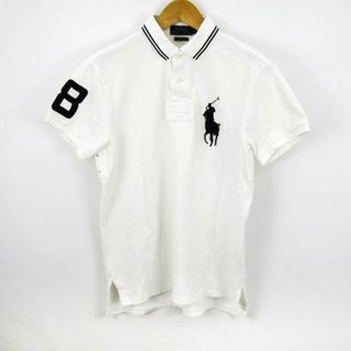 ポロラルフローレン(POLO RALPH LAUREN)のポロ・ラルフローレン 半袖ポロシャツ ビックポニー ナンバリング トップス コットン100% メンズ Sサイズ ホワイト POLO RALPH LAUREN(ポロシャツ)