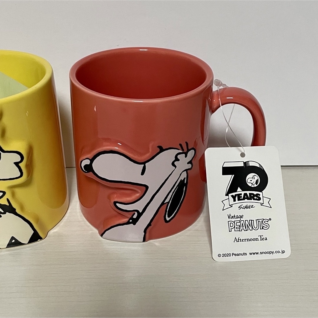 AfternoonTea(アフタヌーンティー)の【新品未使用】Afternoon Tea×Peanuts 70周年限定 マグ☆ インテリア/住まい/日用品のキッチン/食器(グラス/カップ)の商品写真