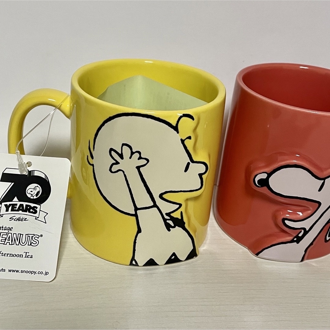 AfternoonTea(アフタヌーンティー)の【新品未使用】Afternoon Tea×Peanuts 70周年限定 マグ☆ インテリア/住まい/日用品のキッチン/食器(グラス/カップ)の商品写真