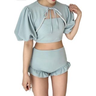 one after another NICE CLAUP - パールボレロセット Swimwear ナイ