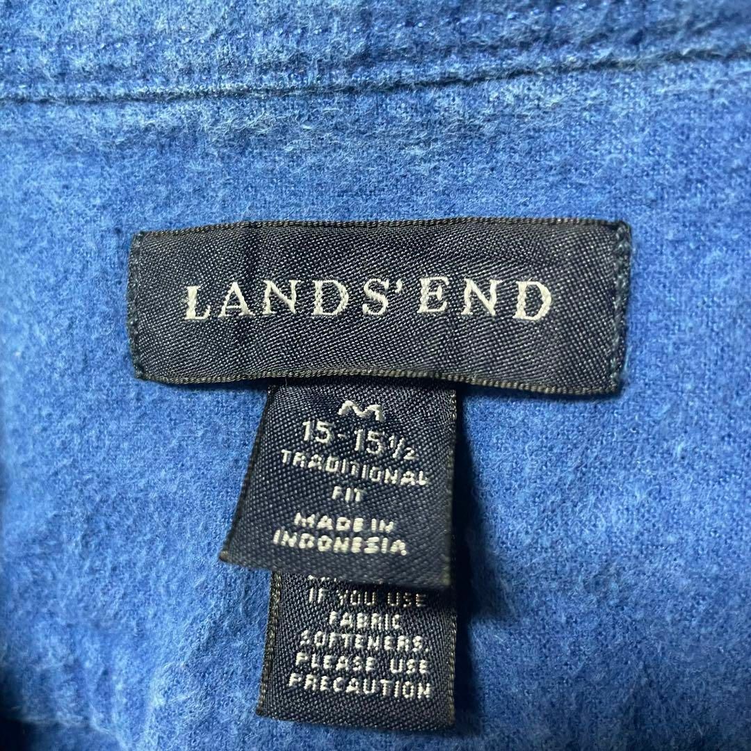 LANDS’END(ランズエンド)の【LANDS'END】Lsize シャモアクロスシャツ カジュアル US古着 メンズのトップス(シャツ)の商品写真