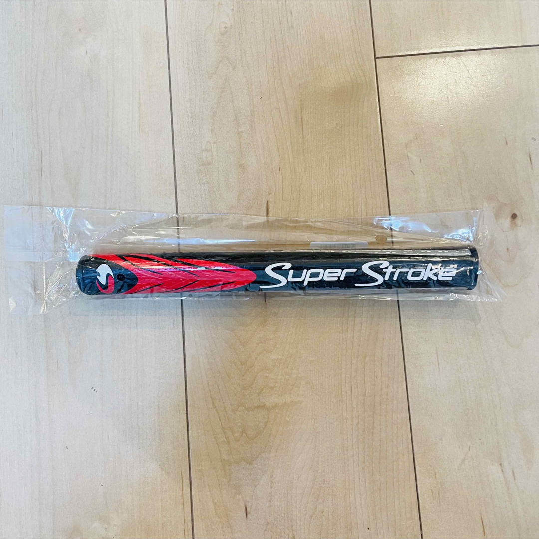 SuperStroke(スーパーストローク)の【新品】ゴルフ グリップ スーパーストローク パター SLIM 2.0  黒×赤 スポーツ/アウトドアのゴルフ(その他)の商品写真