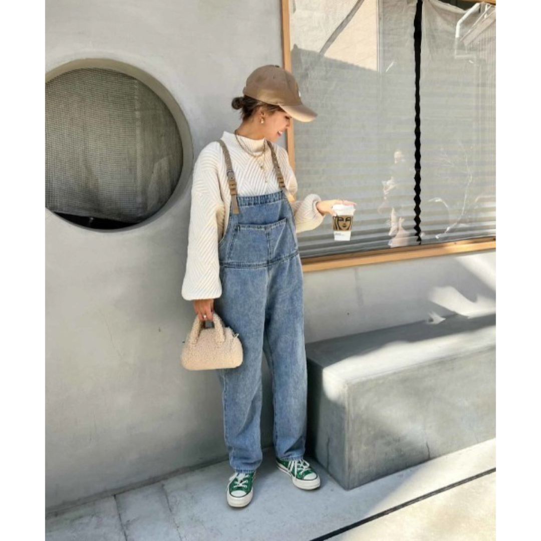 i-SOOK(アイスー)のISOOK アイスー Overall denims / オーバーオールデニム レディースのパンツ(サロペット/オーバーオール)の商品写真