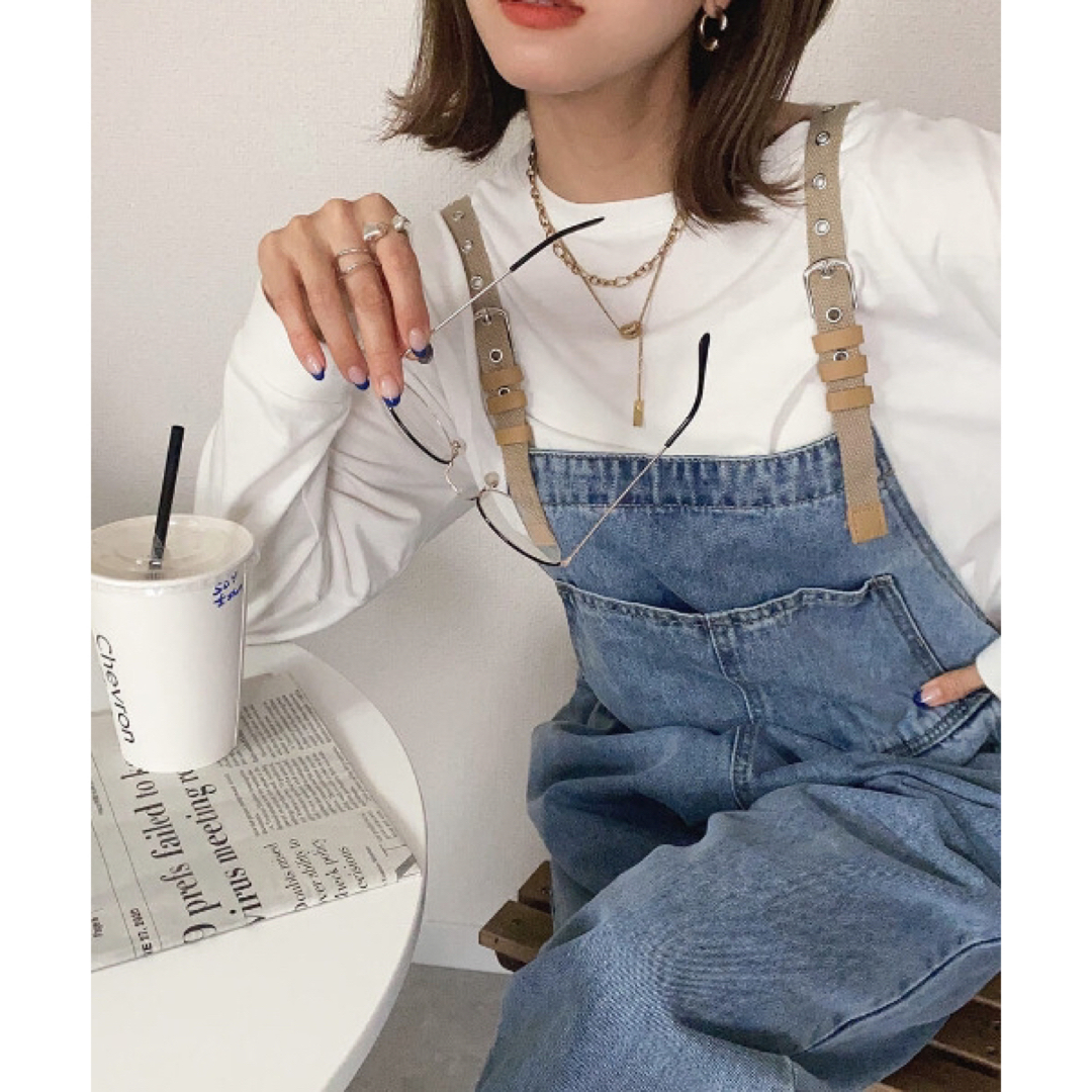 i-SOOK(アイスー)のISOOK アイスー Overall denims / オーバーオールデニム レディースのパンツ(サロペット/オーバーオール)の商品写真