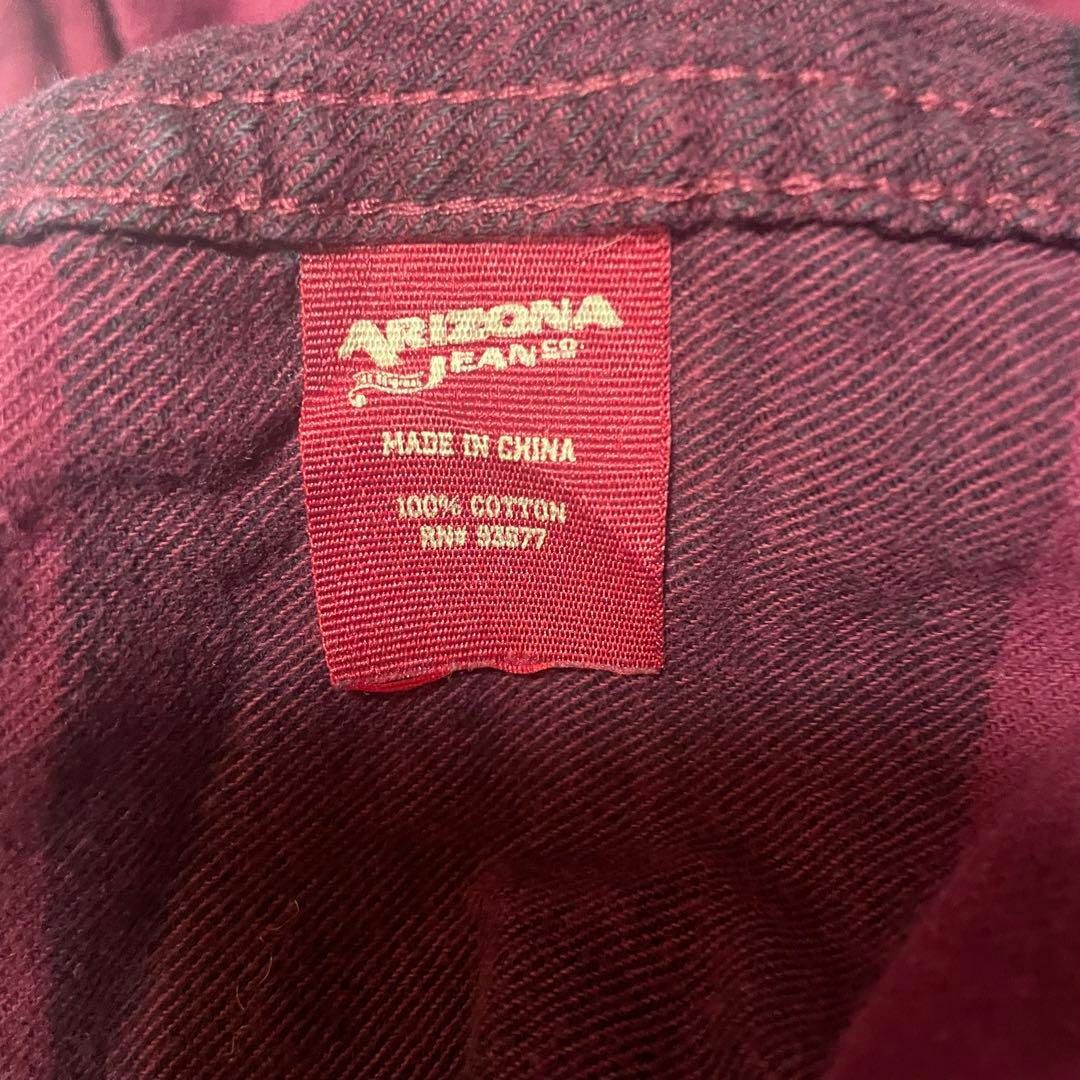 ARIZONA(アリゾナ)の【ARIZONA JEAN】XL ネルシャツ バッファローチェック US古着 メンズのトップス(シャツ)の商品写真