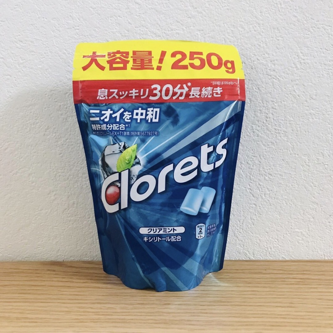 モンデリーズ クロレッツＸＰクリアミントＳＰ２５０ｇ　4個セット