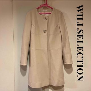 未使用】WILLSELECTION カスタムフラワートレンチウールコート