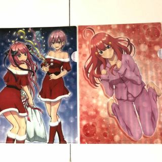 【新品　匿名配送】五等分の花嫁　Ａ４　クリアファイル　２枚セット　かわいいです(クリアファイル)