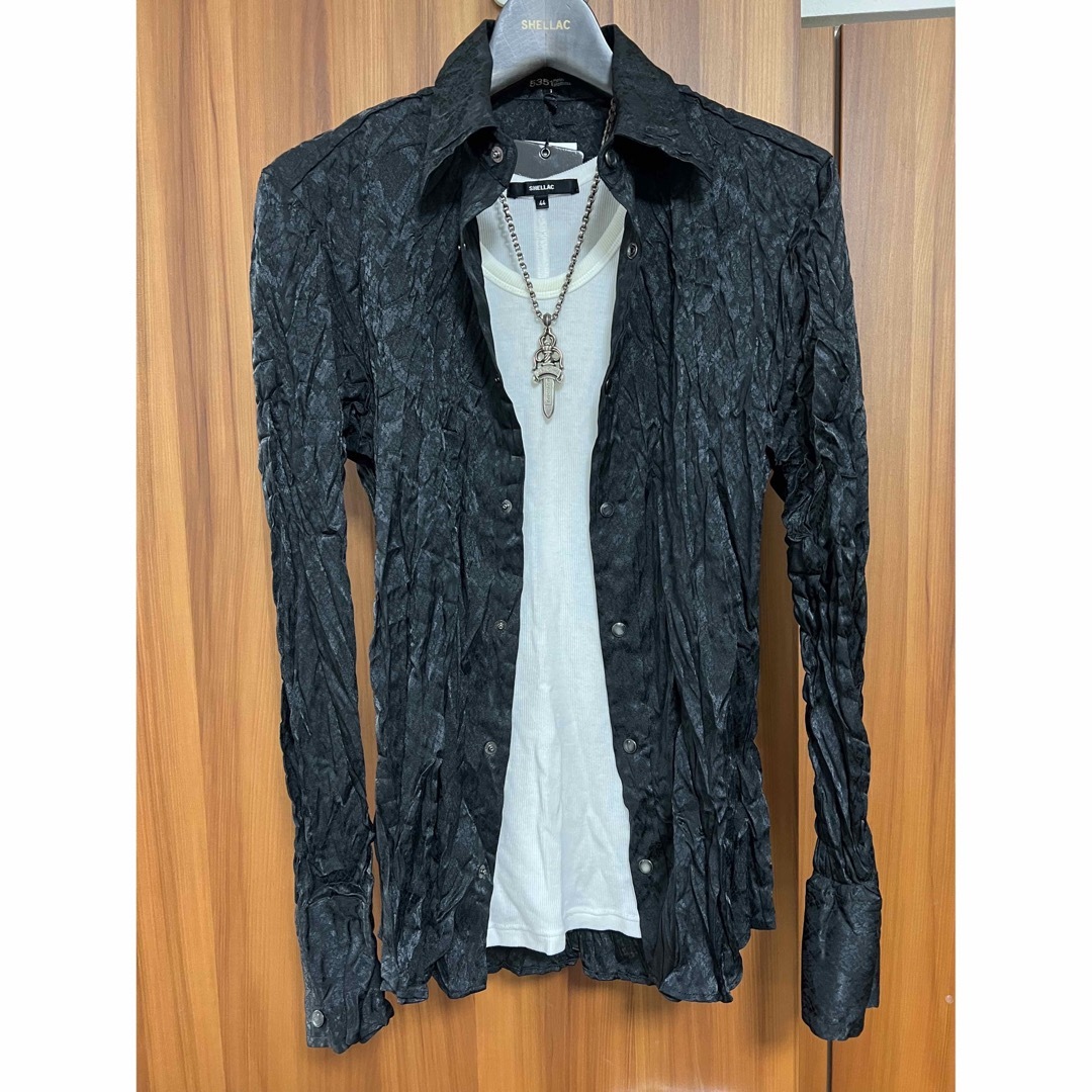 5351 POUR LES HOMMES - 新品未使用5351プールオム パイソン柄シワ加工