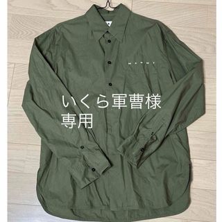 マルニ(Marni)のマルニ メンズ ロゴ レギュラーカラーシャツ 21AW シーズンレス(Tシャツ/カットソー(七分/長袖))