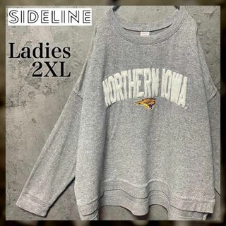 【SIDE LINE】2XLsize スウェット ビックシルエット US古着(トレーナー/スウェット)