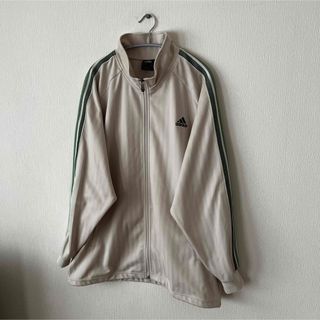 adidas - adidas ベージュ トラックジャケット ベージュ グリーンの